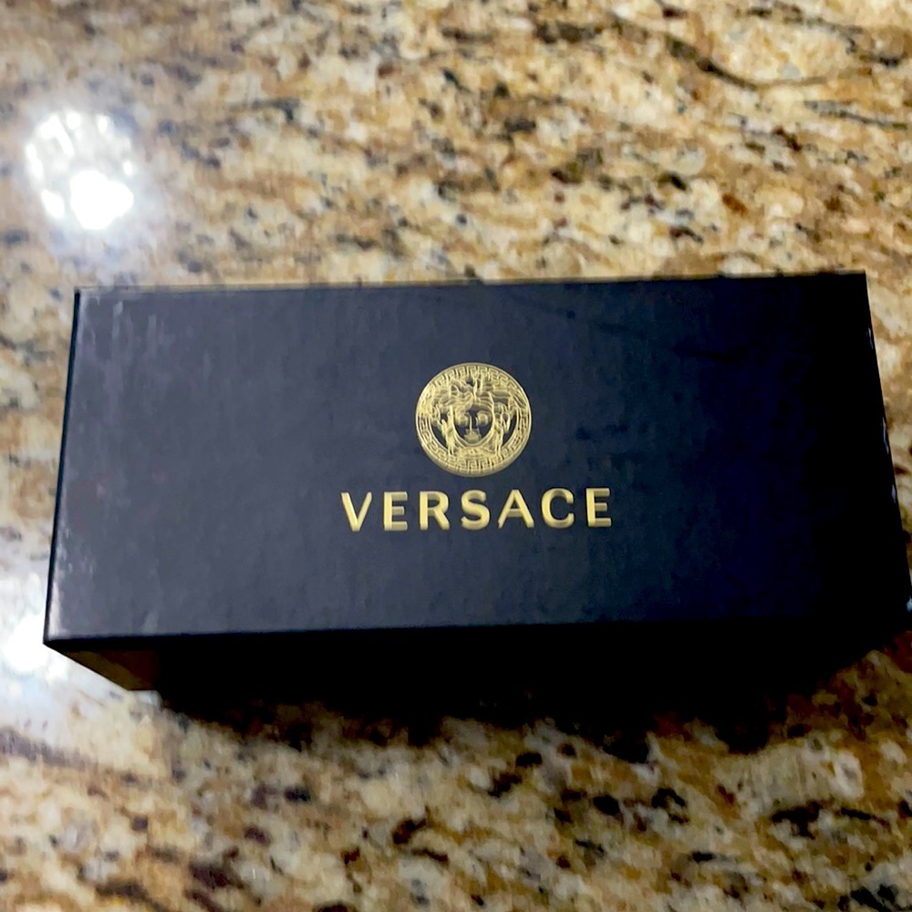 Versace sunglasses with gold trim